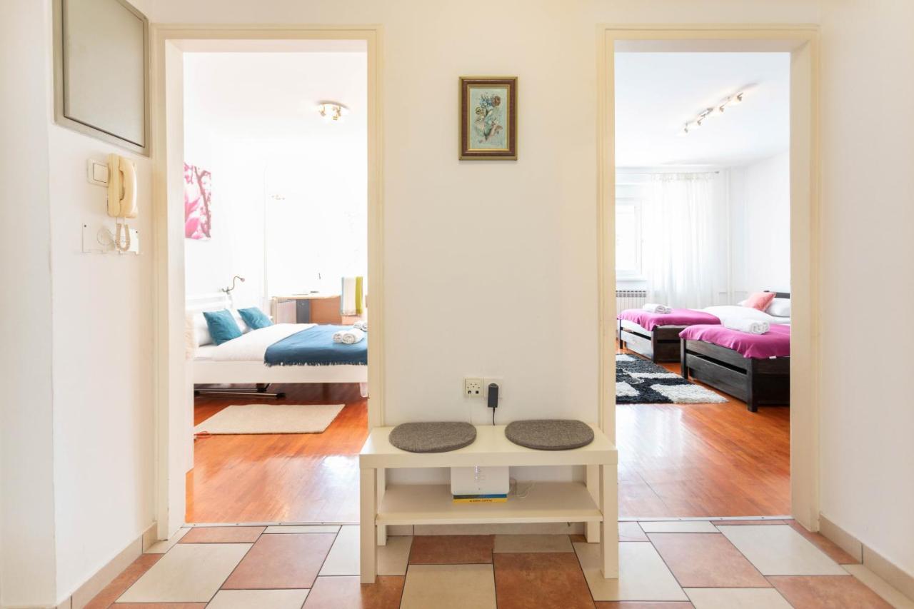 זאגרב Bright 2Bdr Apartment With A Balcony מראה חיצוני תמונה